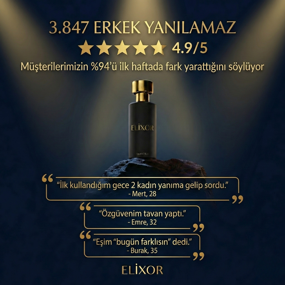 Elixor Yüksek Etki Afrodizyaklı Parfüm (50ml)